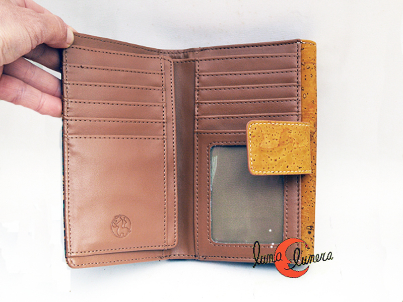 Billeteras Para Hombre Cartera De Corcho Vegana Para Hombres