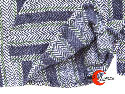 Poncho de tela reciclada interior afranelado