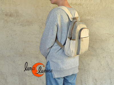 Mochilas de algodón, super livianas y cómodas