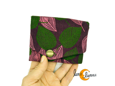 Cartera de algodón alternativa vegana