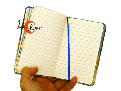 Libreta pequeña de papel con tapas duras con cuadros de Van Gogh
