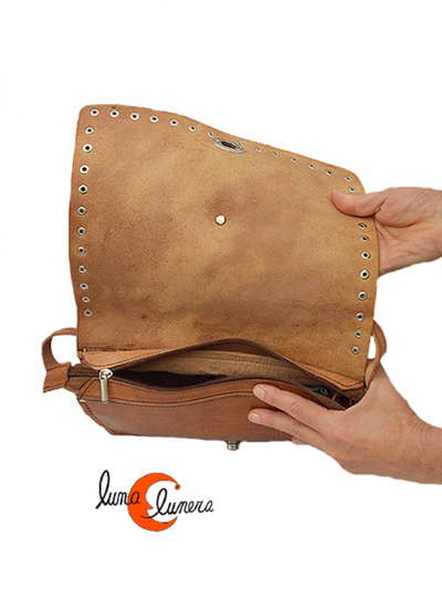 Bolso de bandolera de piel de Marruecos