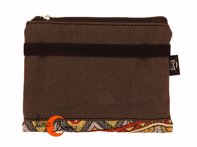 Cartera monedero de tela vegana para chico y chica, unisex