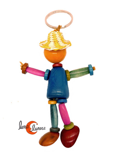 Llavero muñeco de Tagua