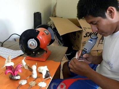 Bisuteria artesanal de Tagua