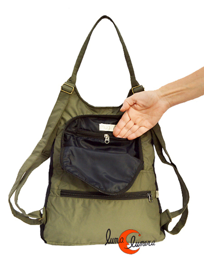 Esta imagen muestra el modelo, los colores pueden no coincidir con la mochila que está en venta.