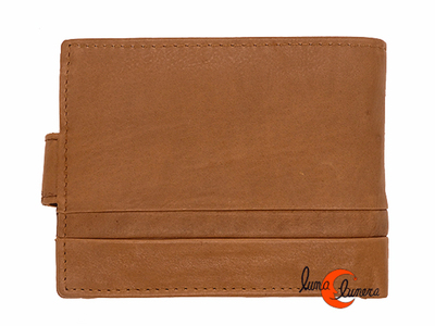 Cartera de piel GRANDE con tarjetero y monedero.