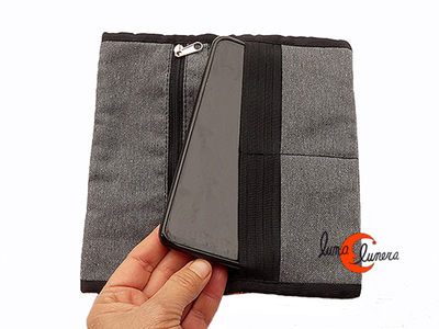Esta fotografía muestra el modelo, los colores pueden no coincidir con la cartera que está en venta.