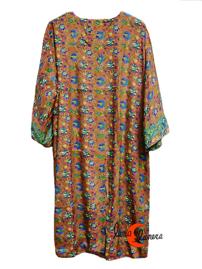 Kimono de seda reversible