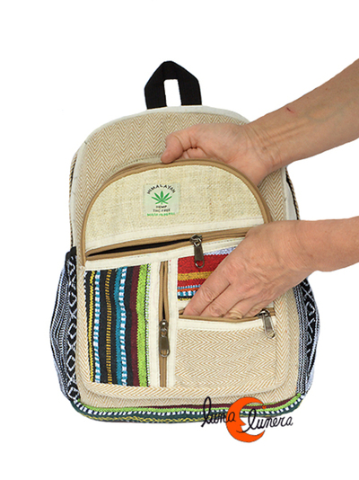 Se muestra el modelo y el tamaño, los colores pueden no coincidir con la mochila que está en venta