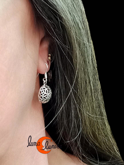 Pendientes de plata de ley de 925