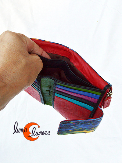 Esta imagen enseña el modelo, los colores pueden no coincidir con la cartera que está en venta
