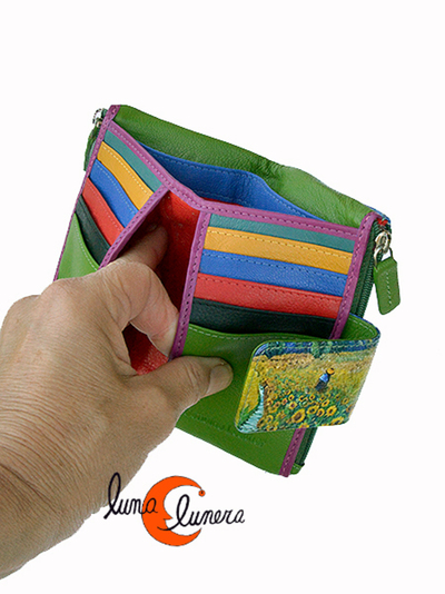 Esta imagen enseña el modelo, los colores pueden no coincidir con la cartera que está en venta