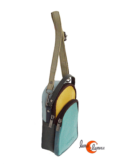 Esta imágen enseña el modelo y el tamaño, los colores pueden no coincidir con el bolso que está en venta.