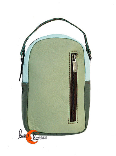 Esta imágen enseña el modelo y el tamaño, los colores pueden no coincidir con el bolso que está en venta.