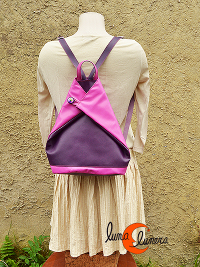 Esta imagen enseña el modelo, los colores pueden ser diferentes a la mochila que está en venta.