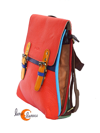 Esta imagen enseña el modelo y el tamaño, los colores pueden no coincidir con el bolso que está en venta.