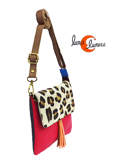 Esta imagen enseña el modelo y el tamaño, los colores pueden no coincidir con el bolso que está en venta.