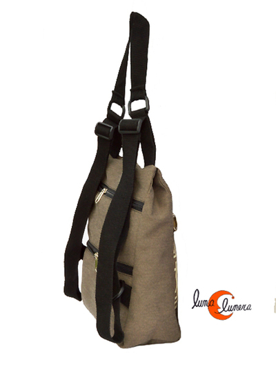Esta imagen enseña el modelo, los colores pueden ser diferentes a la mochila que está en venta.