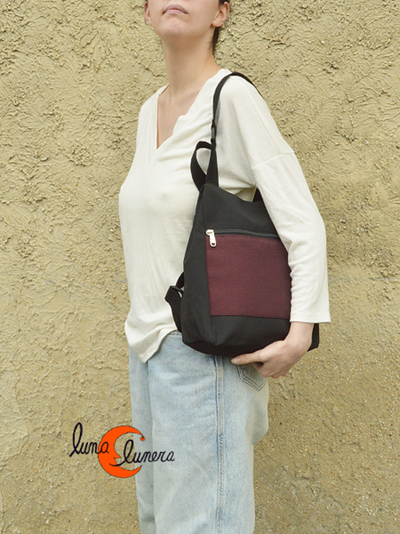 Esta imagen enseña el modelo, los colores pueden ser diferentes a la mochila que está en venta.