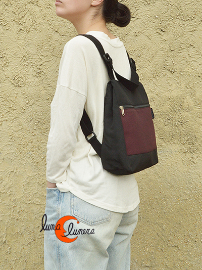 Esta imagen enseña el modelo, los colores pueden ser diferentes a la mochila que está en venta.