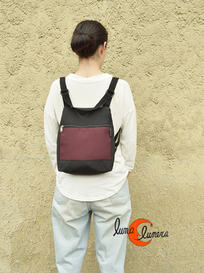 Esta imagen enseña el modelo, los colores pueden ser diferentes a la mochila que está en venta.