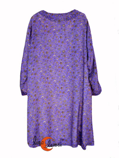 Kimono reversible de tela imitación seda