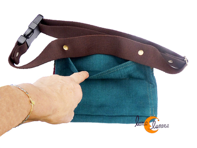 Esta imagen enseña el modelo, los colores pueden ser diferentes a la riñonera que está en venta