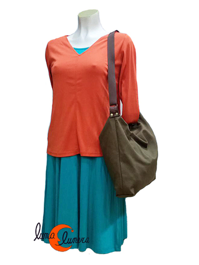 Esta imagen enseña el modelo, los colores pueden ser diferentes al bolso que está en venta