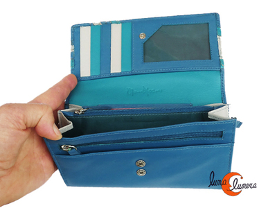 Esta imágen enseña el modelo, los colores pueden ser diferentes al monedero que está en venta