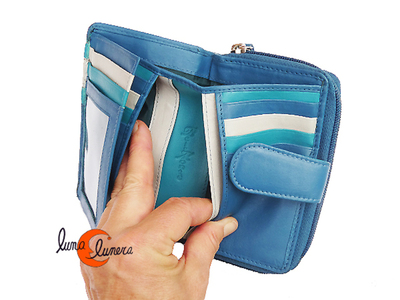 Esta imágen enseña el modelo, los colores pueden ser diferentes a la cartera que está en venta