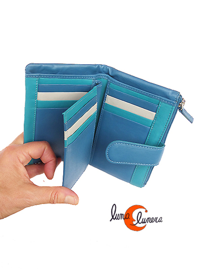 Esta imágen enseña el modelo, los colores pueden ser diferentes a la cartera que está en venta