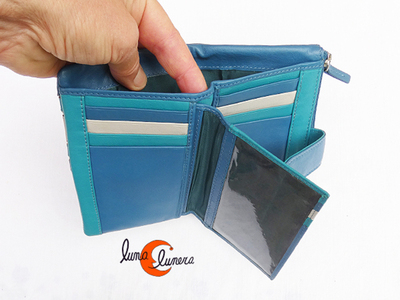 Esta imágen enseña el modelo, los colores pueden ser diferentes a la cartera que está en venta