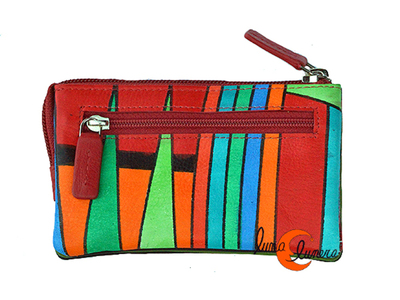 Esta imagen enseña el modelo, los colores pueden ser diferentes al monedero que está en venta