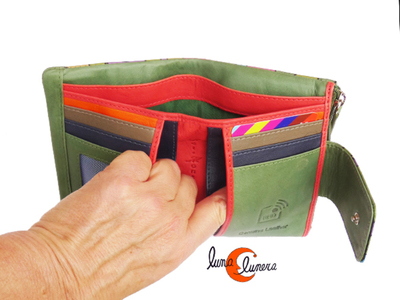 Esta imágen enseña el modelo, los colores pueden no ser los mismos de la cartera que está en venta