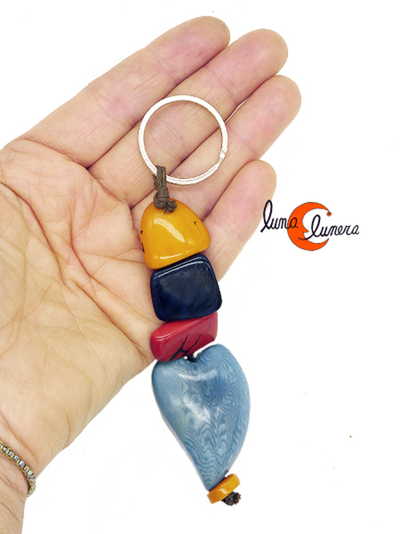 Esta imagen enseña el modelo, los colores pueden ser diferentes al llavero que está en venta