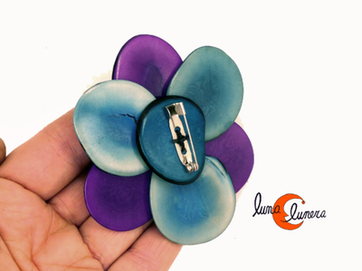 Muestra el modelo, los colores pueden ser diferentes al broche que está en venta.