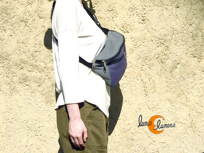 Esta imágen enseña el modelo y el tamaño, los colores puedenser diferentes a la riñonera que está en venta