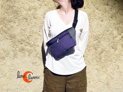 Esta imágen enseña el modelo y el tamaño, los colores puedenser diferentes a la riñonera que está en venta