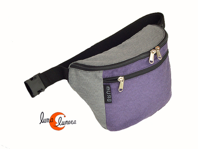 Esta imágen enseña el modelo y el tamaño, los colores puedenser diferentes a la riñonera que está en venta