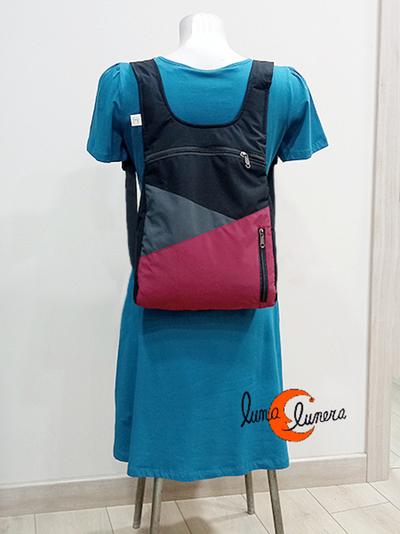 Esta imagen enseña el modelo, los colores pueden ser diferentes a la mochila que está en venta
