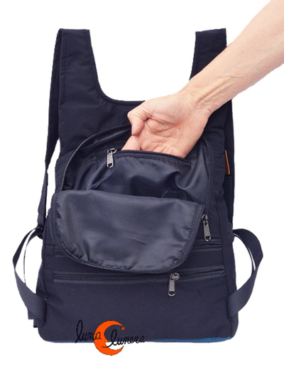 Esta imagen enseña el modelo, los colores pueden ser diferentes a la mochila que está en venta