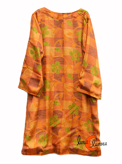 Kimono imitación seda reversible.