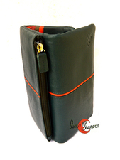 Monedero exterior con cierre de cremallera