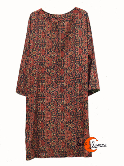 Kimono imitación seda reversible.