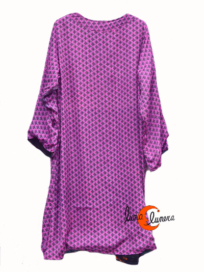 Kimono imitación seda reversible