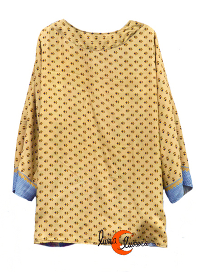 Kimonos cortos de imitación seda de India
