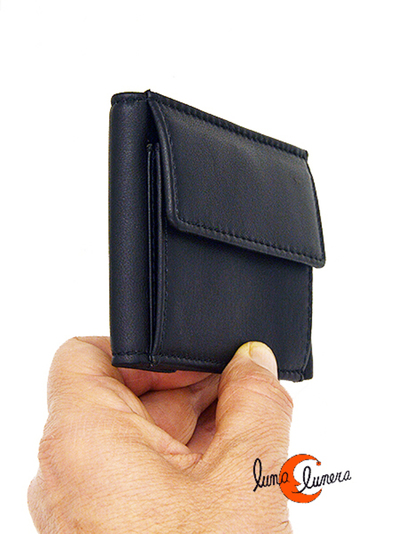 Cartera americana con mondero exterior