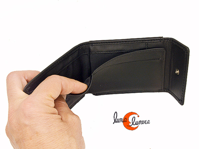 Cartera americana con mondero exterior
