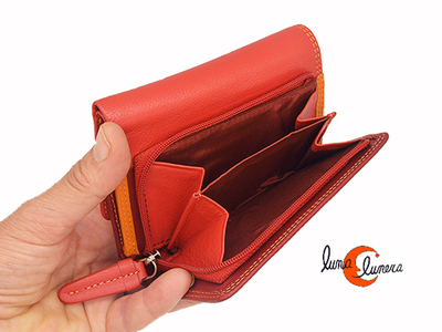 Esta foto enseña el modelo, los colores pueden no correspoder con la cartera que está en venta.